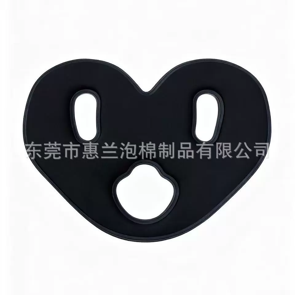 【心形背胶海绵坐垫】办公室椅垫久坐护臀 自粘防滑 批发定制