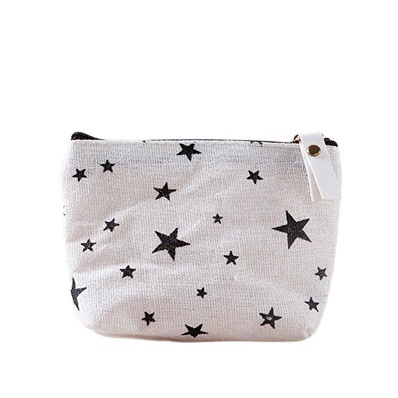 Monedero de tela estilo coreano, bolso pequeño con dibujos animados