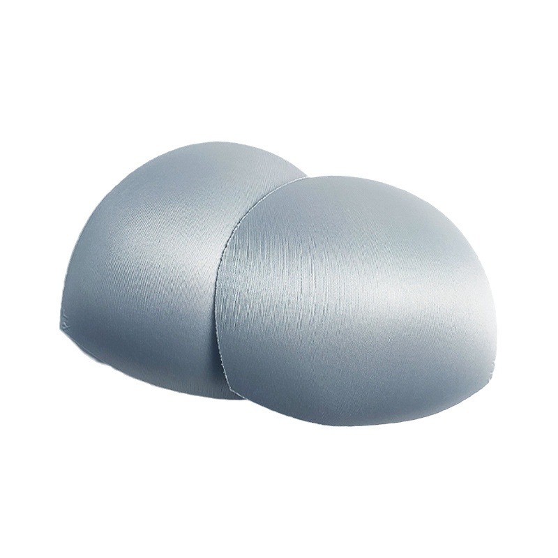 Almohadillas para sujetador Vanhe, versión modificada, talla mediana, copa completa, primavera y verano, blancas, con parte superior delgada y parte inferior gruesa.
