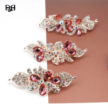 发饰韩国头饰水钻发夹蝴蝶结发卡合金顶夹边夹批发饰品新娘弹簧夹