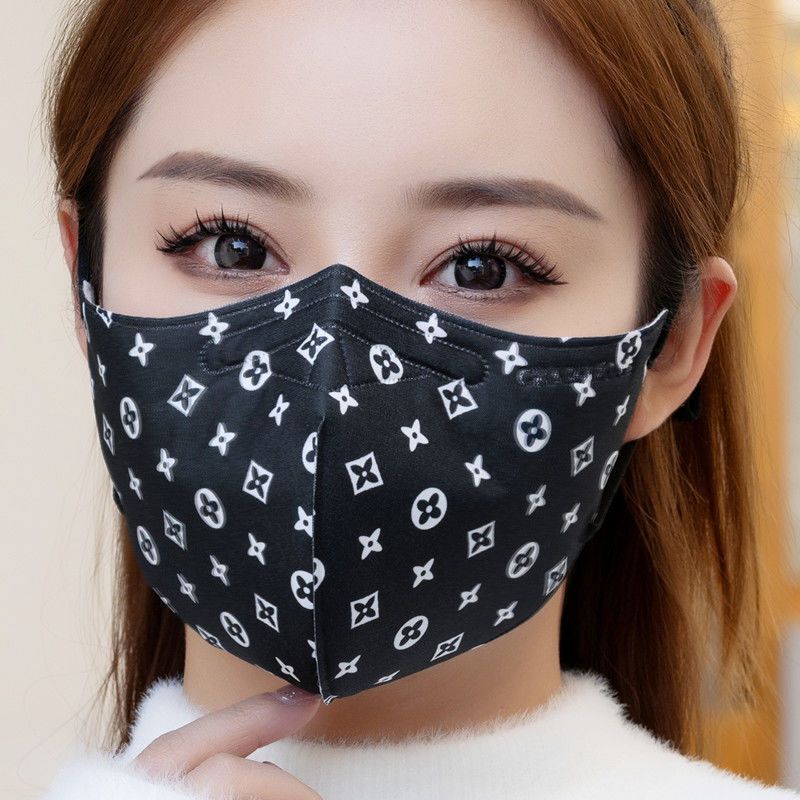 保暖口罩女秋冬天时尚高颜值透气3d立体防风防寒加厚学生骑行面罩|undefined