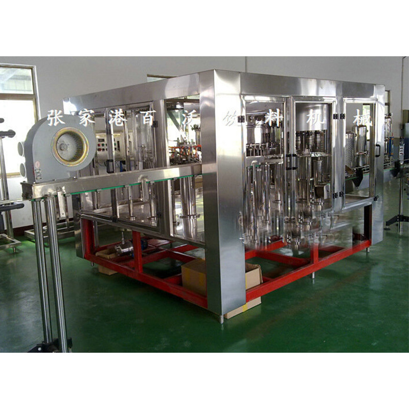 【厂家供应】雪碧 可乐等含气饮料灌装机械 全自动液体灌装设备