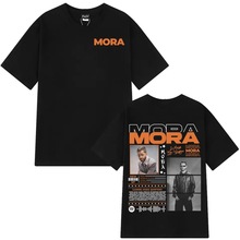 Rapper Mora Tour 2025 Hot Sale T Shirts Mens Clothing Hip Ho