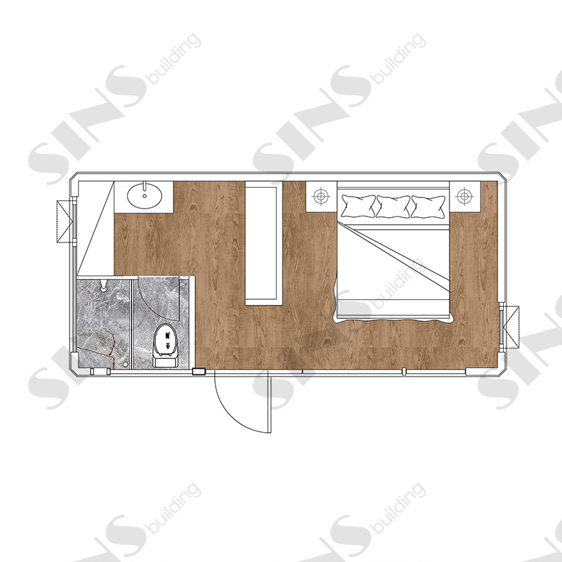 Comercio exterior exportación de casas de cápsulas prefabricadas con inodoros, manzanas, hotel de cápsulas espaciales, alojamiento residencial, alojamiento residencial