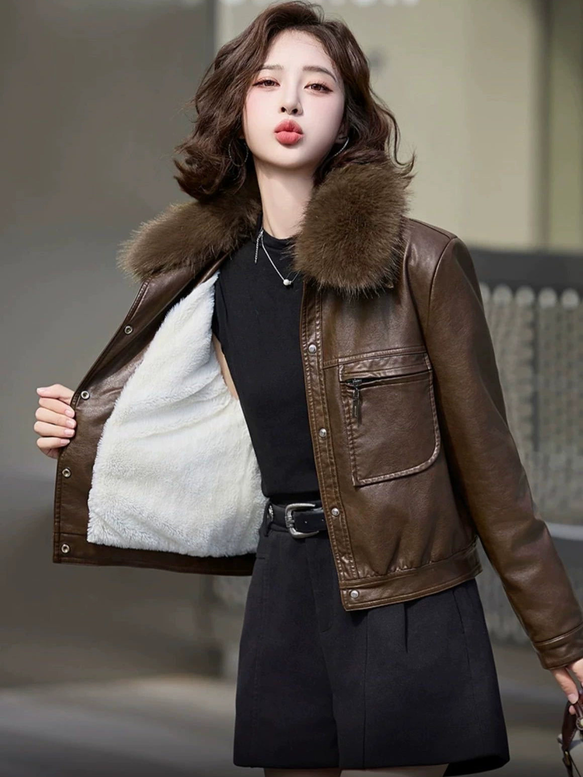 Keep warm detachable jacket, for teenagers