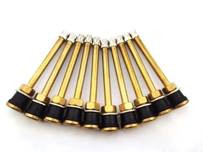 Stems, All-Copper Car Tire | valve - tr572-sold-in-10-pieces