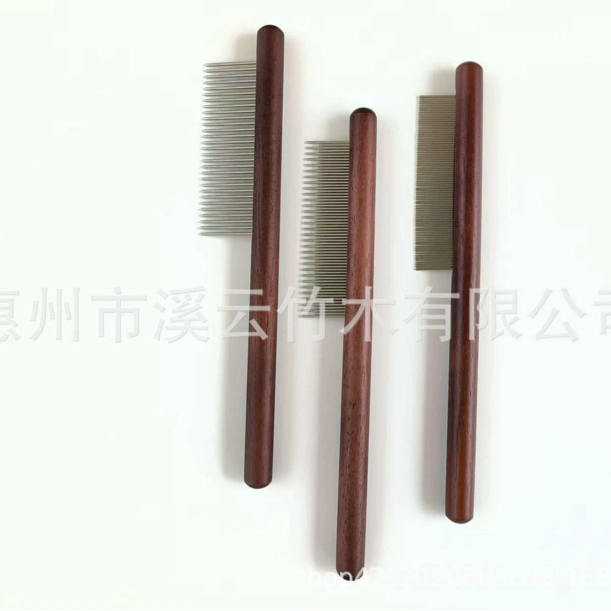 Прямые продажи с фабрики, оптовая продажа, расческа для собак, деревянная ручка, расческа с мелкими зубьями, длинношерстная кошка, чистка, удаление узлов, удаление плавающих волос, удаление блох, кошка