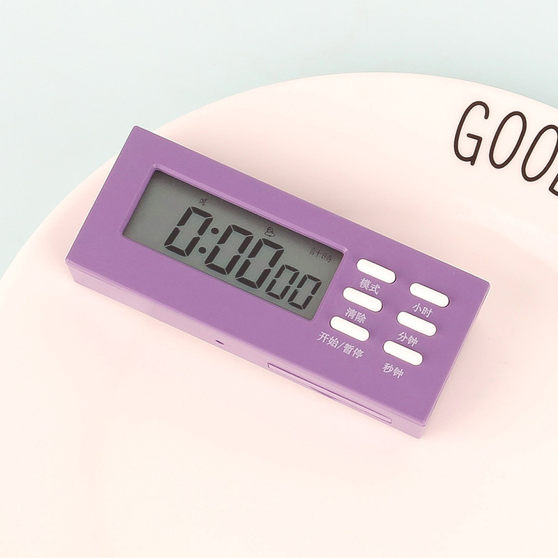 Creative Mini Timer Multifunctional Electronic Clock Kitchen Timer Simple Large Screen Clock Student Alarm Clock