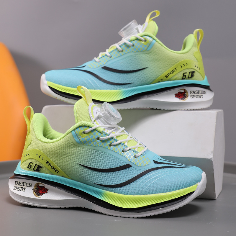 Red Rabbit 6Pro nueva red respirable botón zapatillas deportivas para niños zapatillas de corrida para estudiantes ligeras amortiguadoras