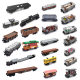 Yutong domestic MOC building block car transport vehicle container wood car small particle assembly building block toy bag