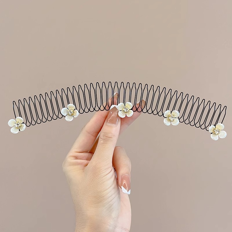 Camellia pin de cabello roto acabado de cabello artefacto invisible pin de cabello para mujeres 2025 nuevo toque de cabello de cabello de cabeza