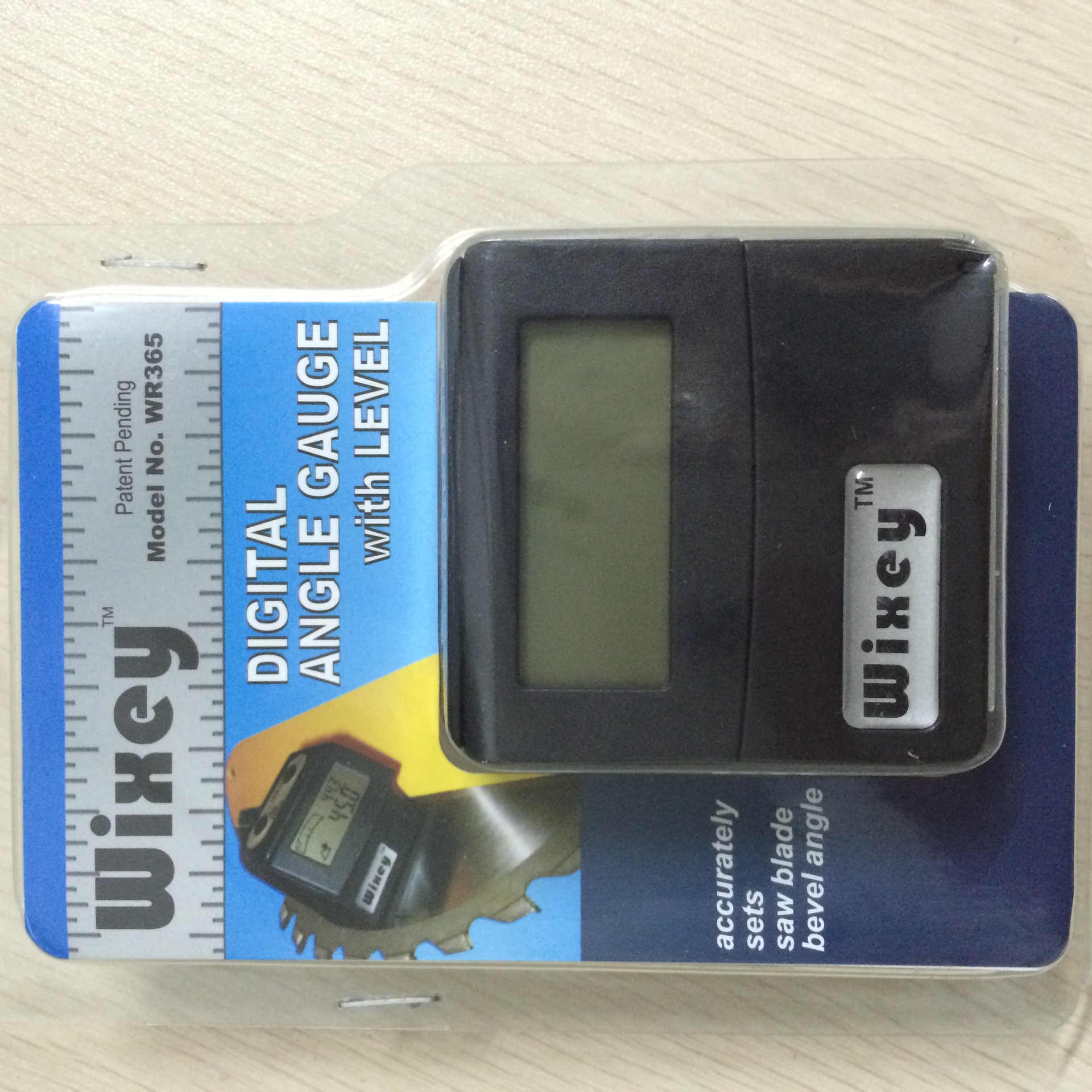 美国WIXEY威士数显电子角度仪WR300II带水平仪的角度计WR365限货