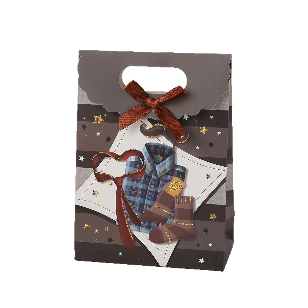 Bolsas de regalo temáticas para hombres bolsas de papel de mano para el Día del Padre bolsas de regalo para niños bolsas de dulces de cumpleaños al por mayor