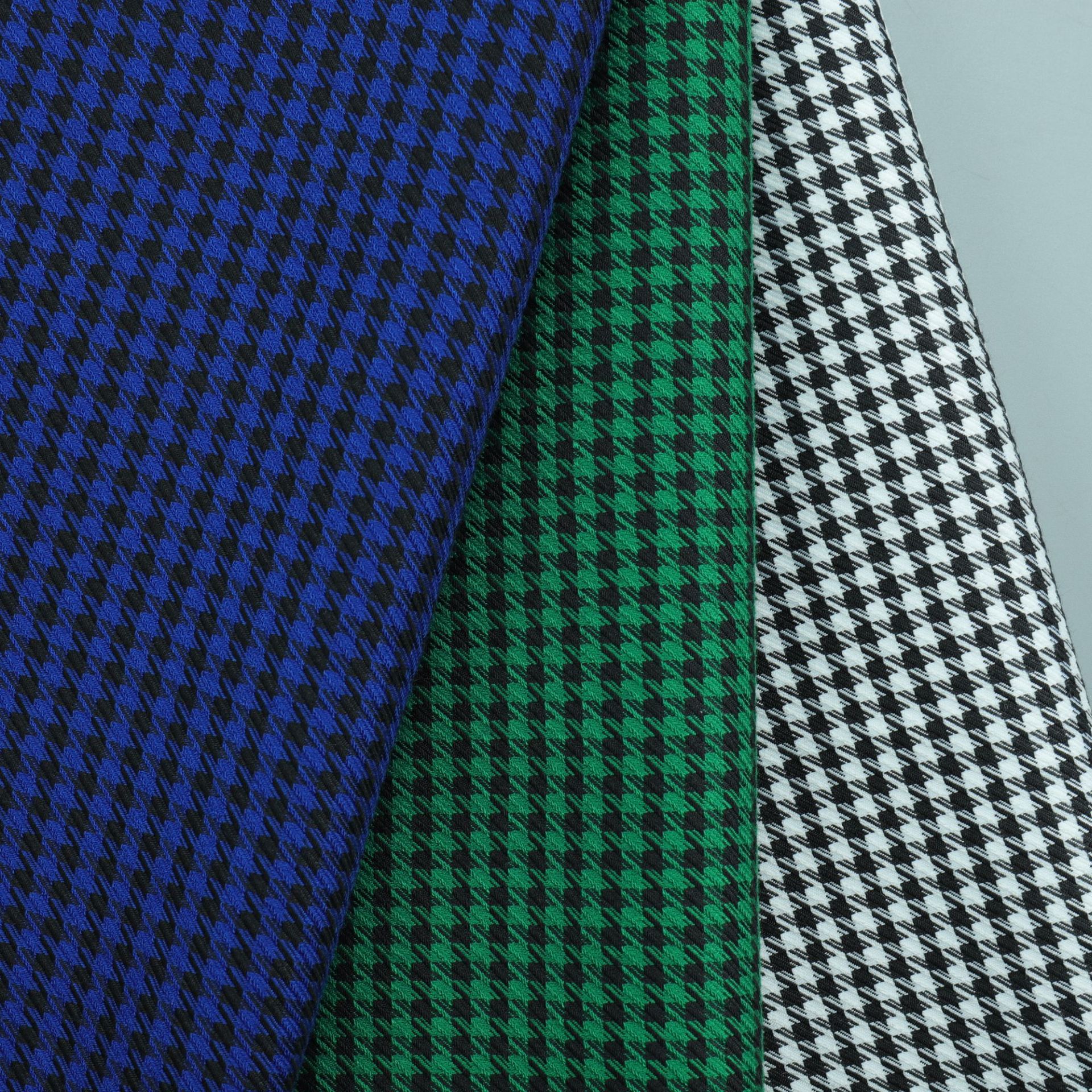 TR色织千鸟格旗袍法式复古西装港风外套箱包鞋帽发饰装饰面料现货