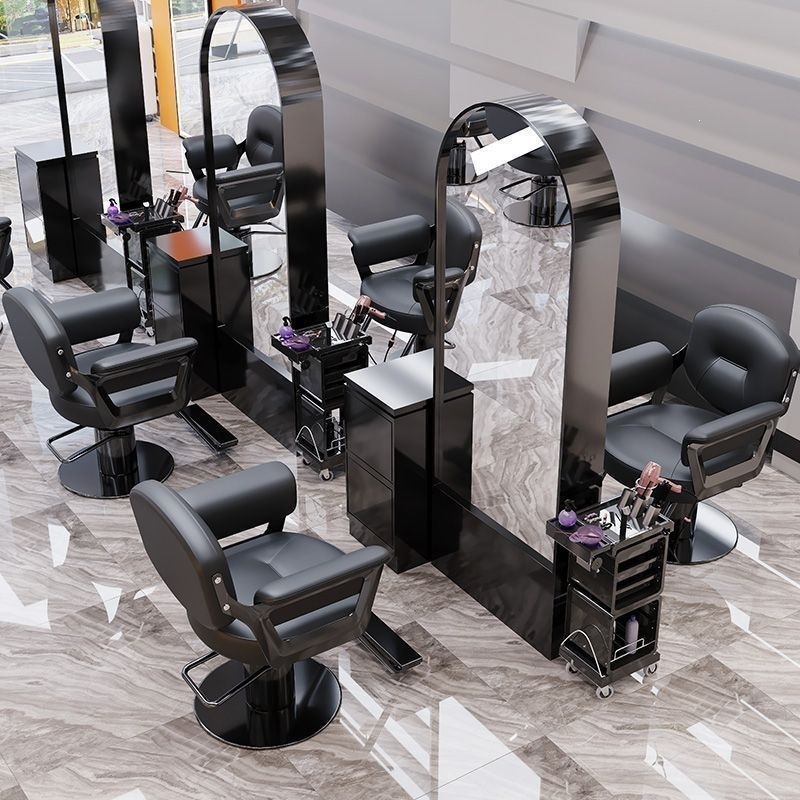 Barbería en línea silla de peluquería 26 sillas salón de peluquería especial barbería de moda nueva silla de corte de cabello de alta gama
