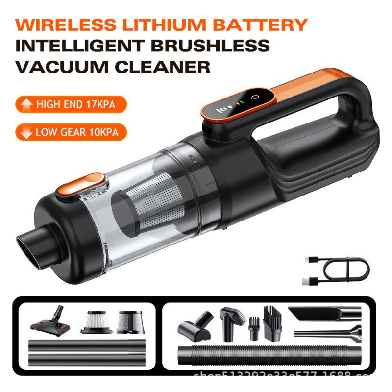 Car Accessories Wireless Vacuum Cleaner Multi-Functional Handheld High-Suction Vacuum Cleaner for Car and Home Use Portable Vacuum Cleaner to Remove Mites