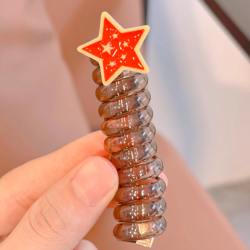 Línea telefónica coreana, lazo para el cabello, cuerda para el cabello duradera, cordón para el cabello trenzado, joyería para el cabello, banda de goma de alto valor, accesorios para el cabello para niños, lote