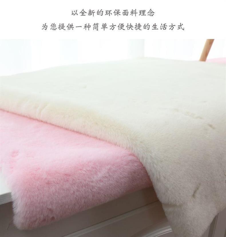 Wipeable and Washable Japanese-Style Bed Chess Carpet Retro Full-Cover Girl's Cloakroom Blanket Net Red Wool Round] Carpet