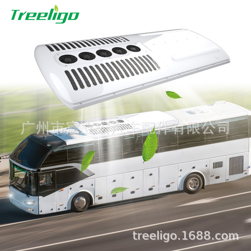 Treeligo nuevo aire acondicionado para autobús, aire acondicionado para automóvil de alta capacidad de enfriamiento, aire acondicionado de estacionamiento para autobús