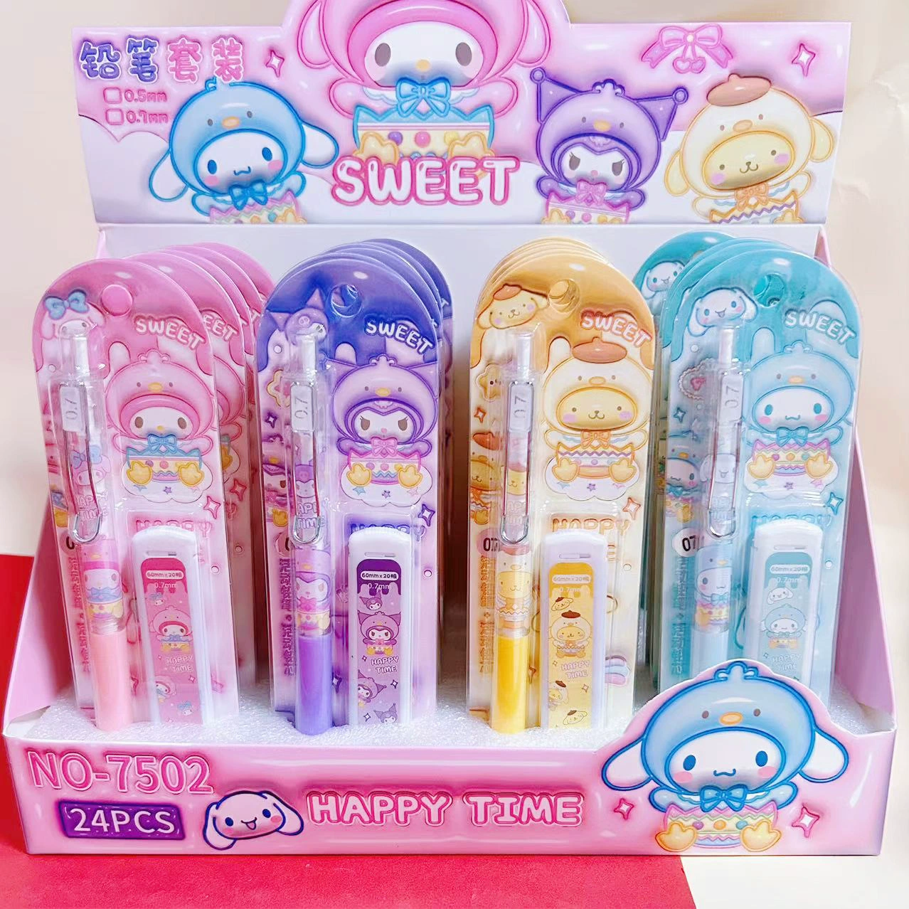 Pencil, high quality cartoon vitaminised set
