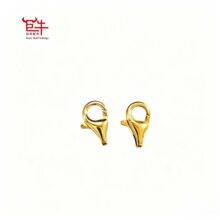 高品质铜本色812水滴龙虾扣 项链手链扣扣 环保配件批发龙虾扣