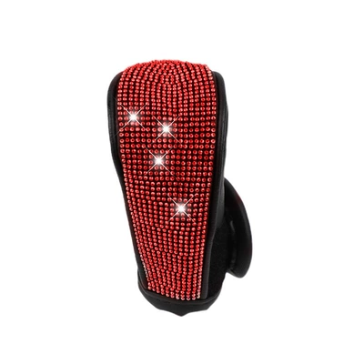 Manual Gear Full Rhinestone Cover, Sürətlər qutusu və əl tormozu başlıqları - red-diamond