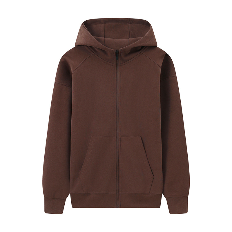 Sudadera raglán con hombros caídos, forro polar y logotipo bordado personalizado, ropa de trabajo corporativa para otoño e invierno, fabricada a medida por el fabricante.