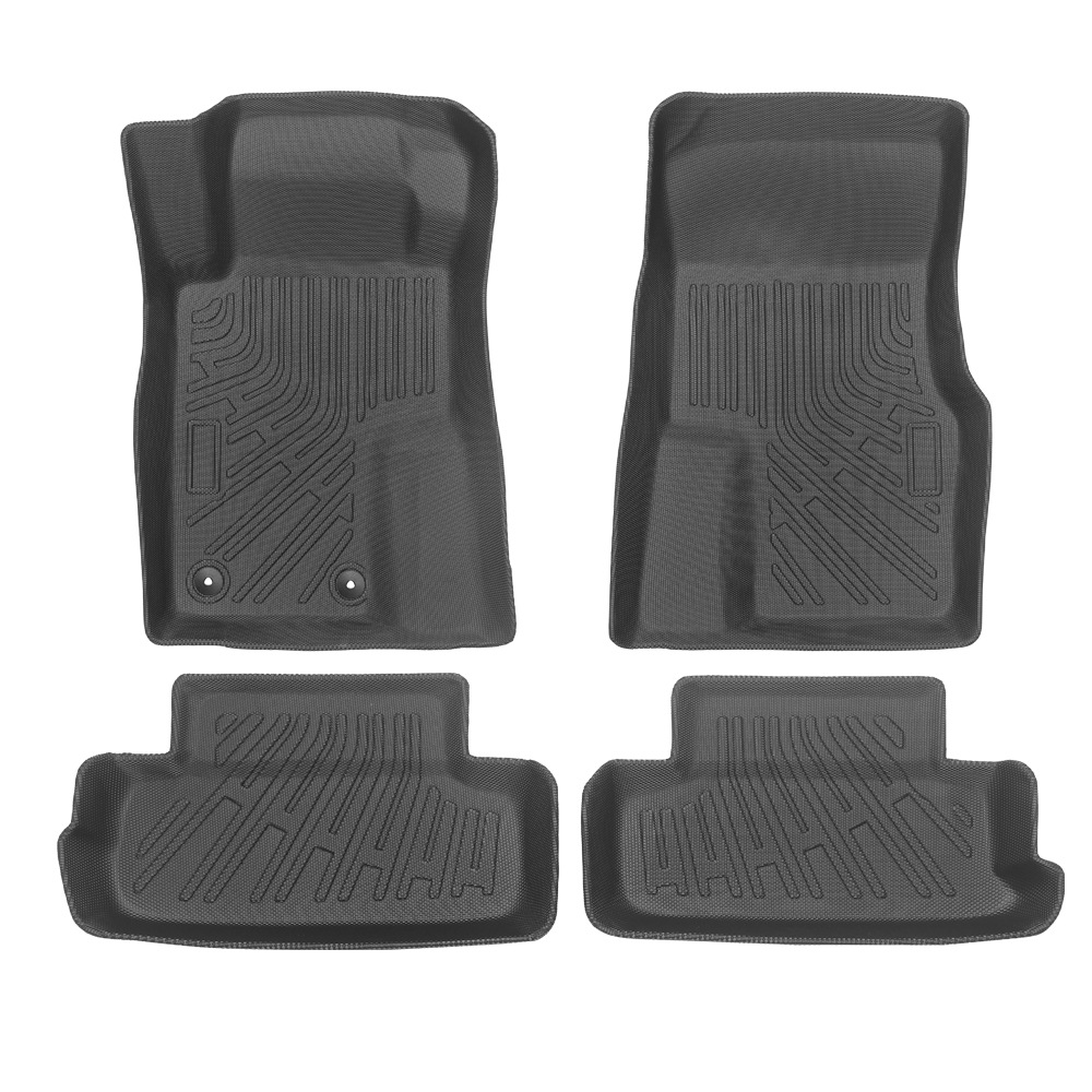 Para Ford Mustang 2010 - 2014 3D todo el tiempo TPE almohadilla de pie cojín de colateral