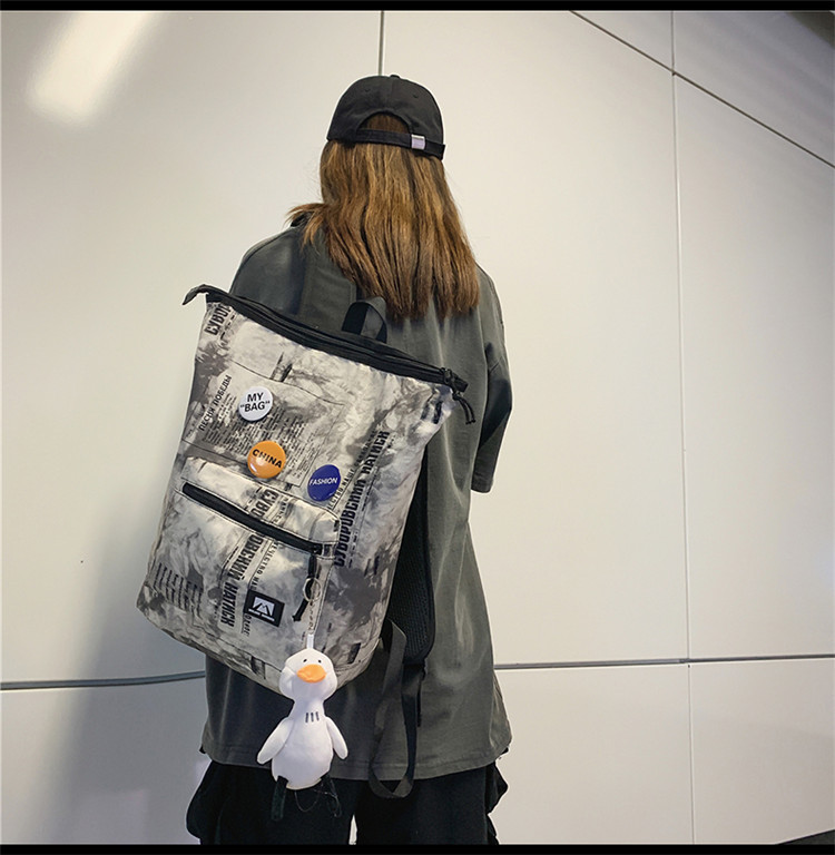 Schoolbag College Students New Japanese Large-capacity Leisure Travel Backpack display picture 8