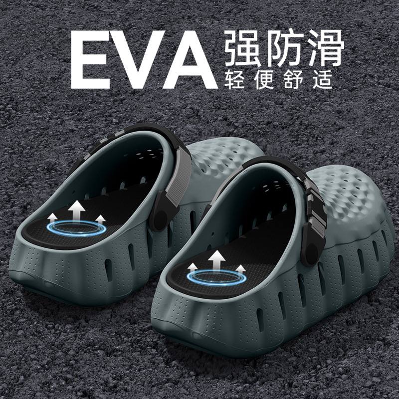 Non-Slip Wear-Resistant Thick-Soled Sandals for Men, Summer 2026 New Model, Indoor and Outdoor Sports Driver Driving Eva Clogs Non-Slip Wear-Resistant Thick-Soled Sandals for Men, Summer 2026 New Model, Indoor and Outdoor Sports Driver Driving Eva Clogs