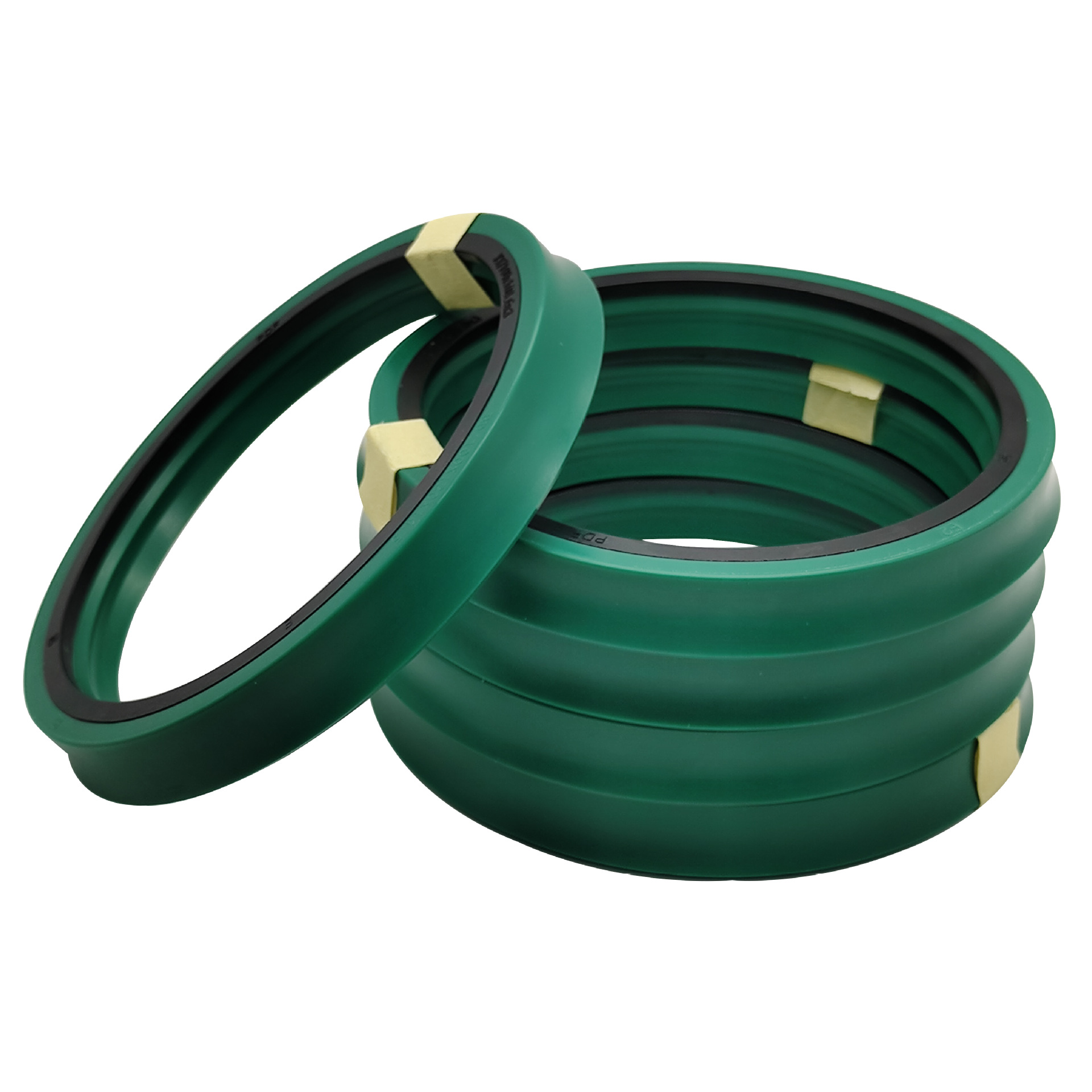 厂家现货液压油缸缓冲密封BD 100*120*14.5 加O圈 墨绿色聚氨酯油