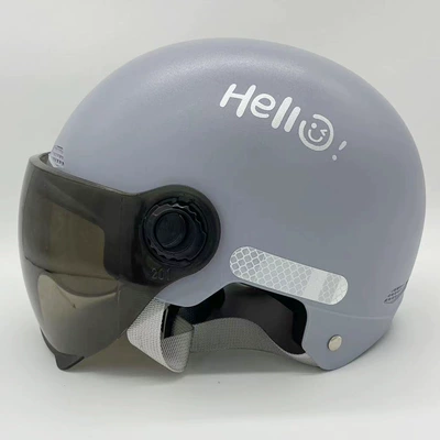 Motosiklet kaskı (dəbilqə) — All-Season Cycling - 3c-frosted-ash-short-transparent-lens