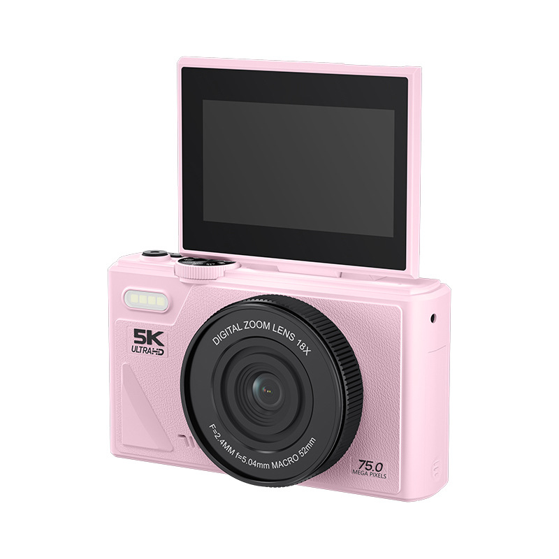 Comercio exterior transfronterizo retro 5k micro cámara digital 3 pulgadas pantalla de flip para estudiantes selfies fabricantes de cámaras CCD caseras