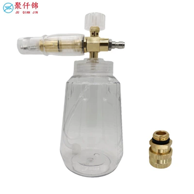 High pressure car wash water gun – Accessories - k-type-transparent-foam-pot-outer-wire-m16x2-female-head-aluminum