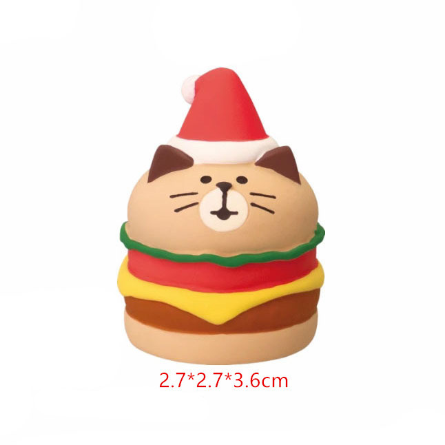 크리스마스 버거 고양이