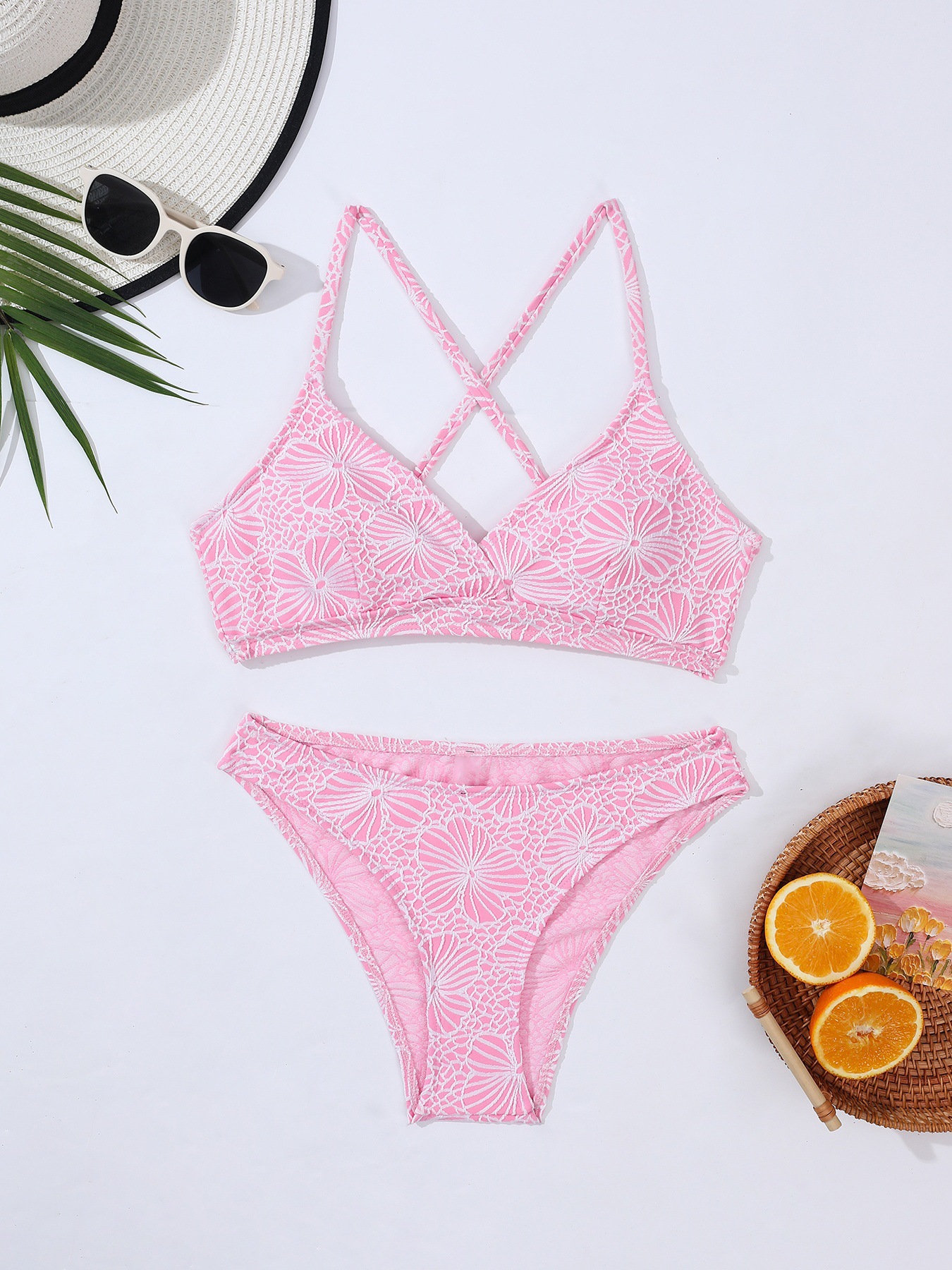 Nuovo bikini sexy con lacci per il commercio estero europeo e americano, Liexpress, Amazon, costumi da bagno di grande successo TK223_voghion.com