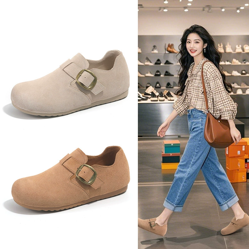 Sanxi та же кожаная обувь Buckenn в полном пакете