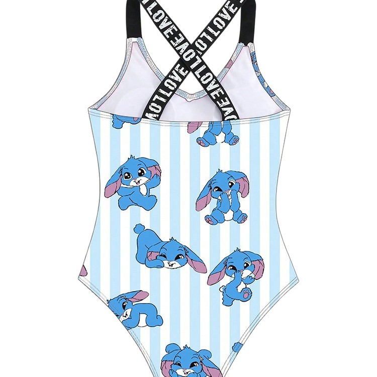 Children's Swimsuit Cute Cartoon Style One Piece Swimwear For Medium And Large Kids Hot Spring Resort_voghion.com