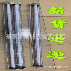 LED防爆灯荧光灯隔爆型单管双管车间厂房仓库灯罩灯管1x40w 2x40w