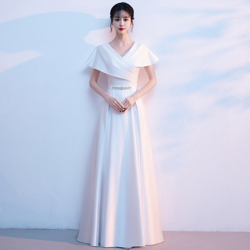 Modern choir performance dress for women, new elegant long dress for choir performances and red song competitions Modern choir performance dress for women, new elegant long dress for choir performances and red song competitions