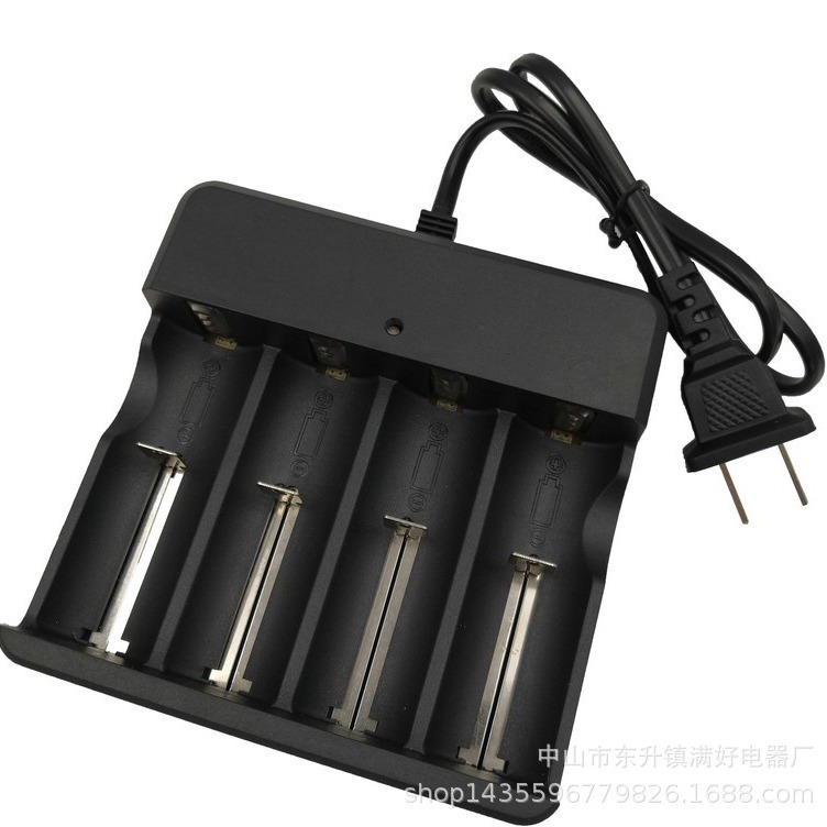 18650充电器四槽4槽16340电池充电器26650带线四充智能充
