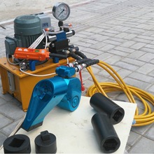 驱动式大功率中空液压扭矩扳手可现场调试铝钛合金薄型液压扳手