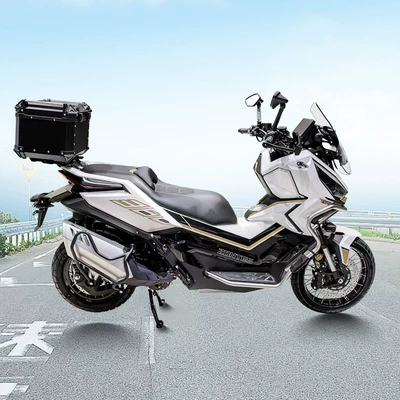 Motorcycle bumper exhaust bar exhaust cover