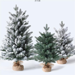 積雪の木の贈り物の小型の置物の暗号化の花屋のショーウインドーの装飾のシーンの配置の源の工場の1件の卸売りをシミュレーションします。