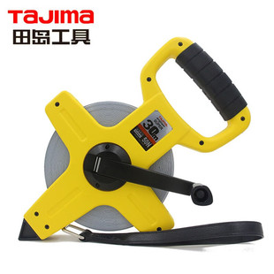 Tajima long steel tape measure nylon coated steel ruler measuring high precision HSP-30/50 meters steel plastic