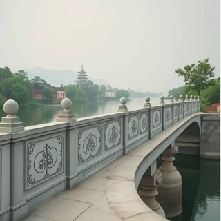定制石栏杆厂家寺庙景区浮雕护栏河道桥梁水利工程安全雕塑量大优
