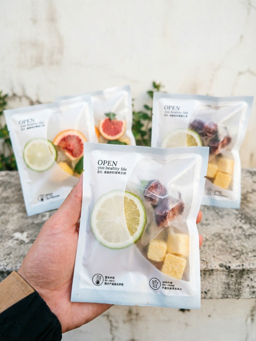 Summer Fruit Tea Lemon Mint Sweet Plum Herbal Blend Refreshing Iced Tea 20g Pack quality and texture