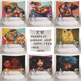 跨境挂毯非洲男女印花家居挂布 壁挂沙滩巾沙滩坐毯wish亚马逊