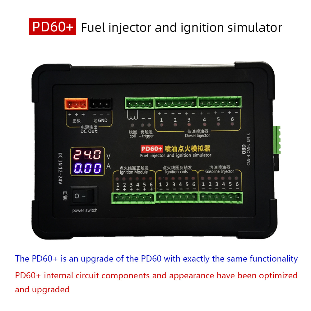 PD60+ Benzin və Dizel Avtomobil ECU Test Cihazı