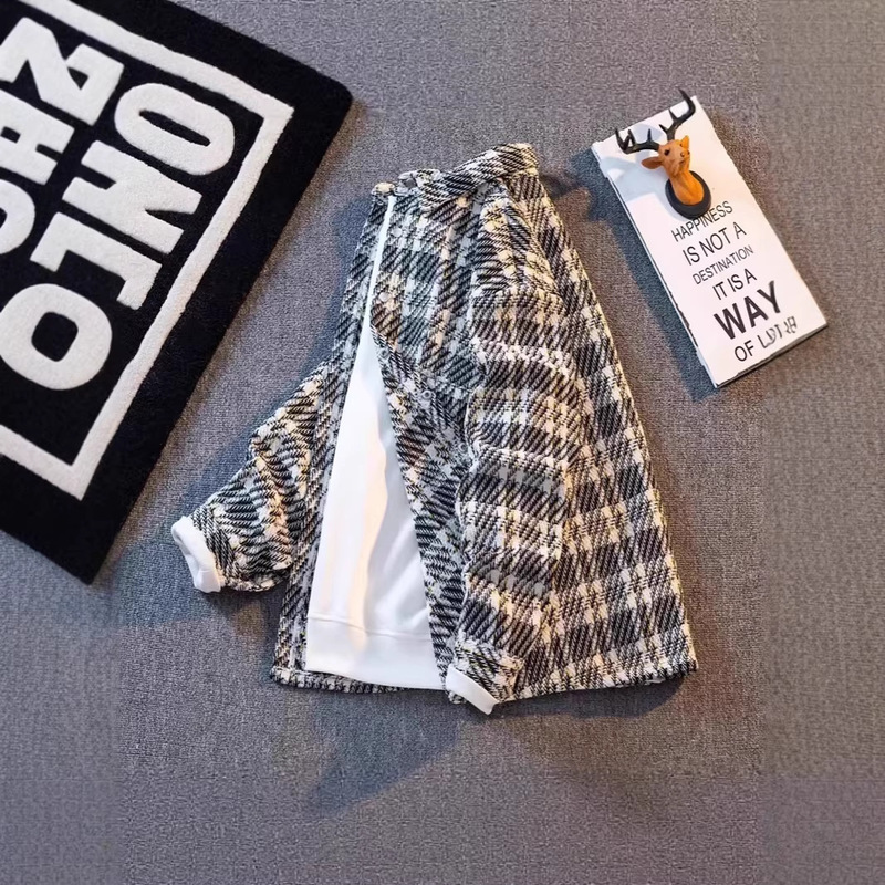 2026 New Men's Retro Swallowtail Style Jacket with Woven Design, Versatile Couple's Shirt Jacket Top